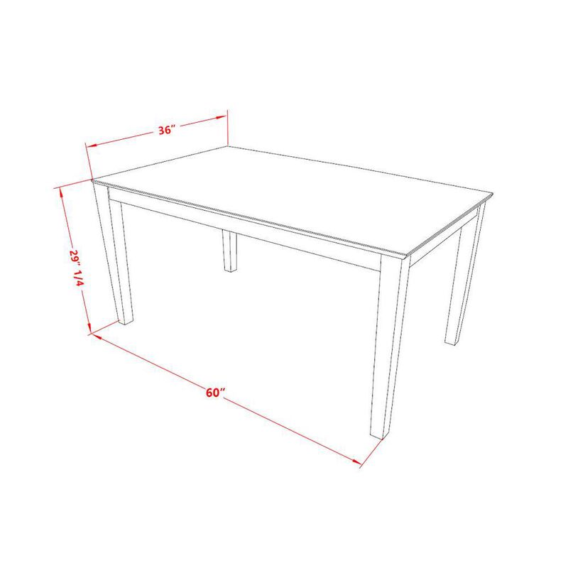 7 Pc formal Dining room set -Table and 6 Dining Chairs