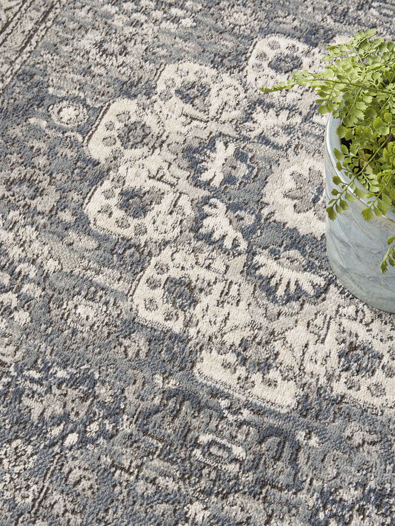 Quarry QUA07 Gray/Ivory 5'3" x 7'3" Rug image number 7