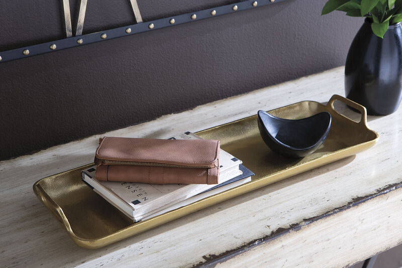 Posy Cast Aluminium Tray image number 1