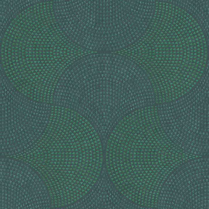 Bel Air Teal Fan Wallpaper (Set of 2)