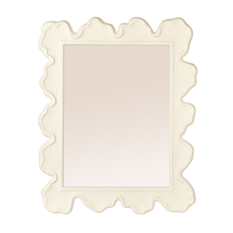 Faux Bois Metal Wall Mirror image number 3