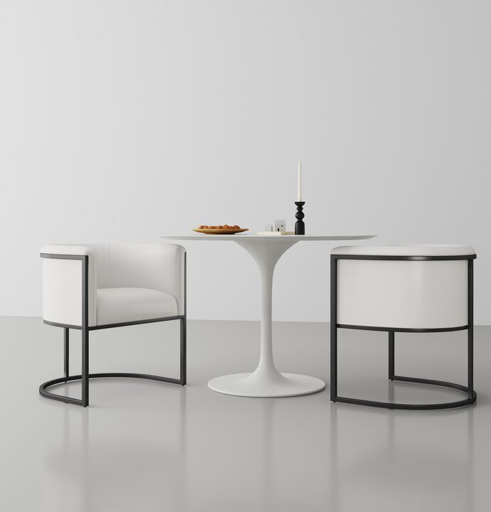 Cosmopolitan White Dining Chair