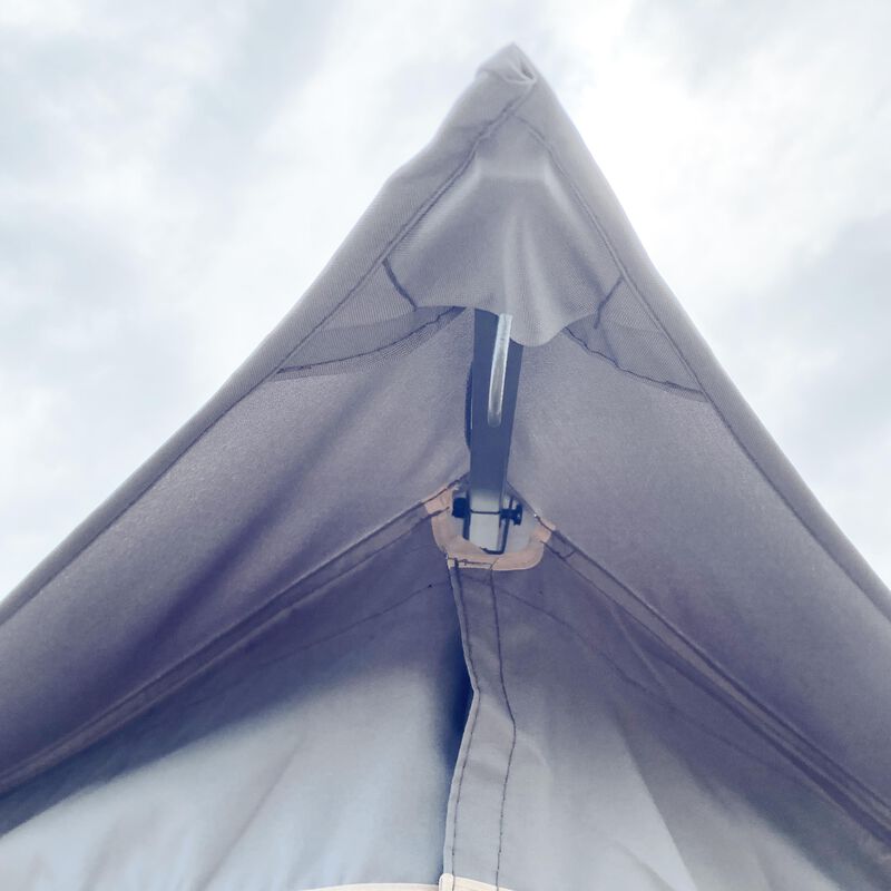 Ventilated Double Roof Gazebo with Mosquito Net, Outdoor Patio Tent for Backyard