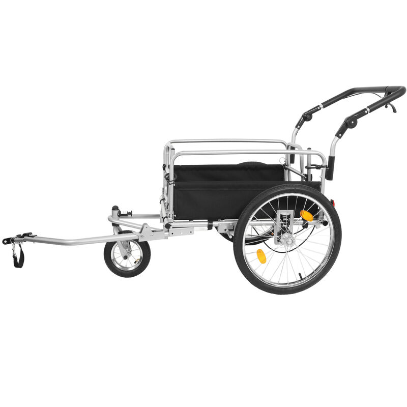 ELEMENT ACE 3-in-1 Heavy-Duty Bike Cargo Trailer E-Bike Compatible Convertible Stroller and Pull Cart with Suspension 110lb Capacity 20 Inch Wheels Included Accessories image number 5