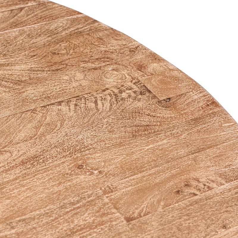 World Interiors Pengrove 72" Round Dining Table in Antique Oak Finish image number 4