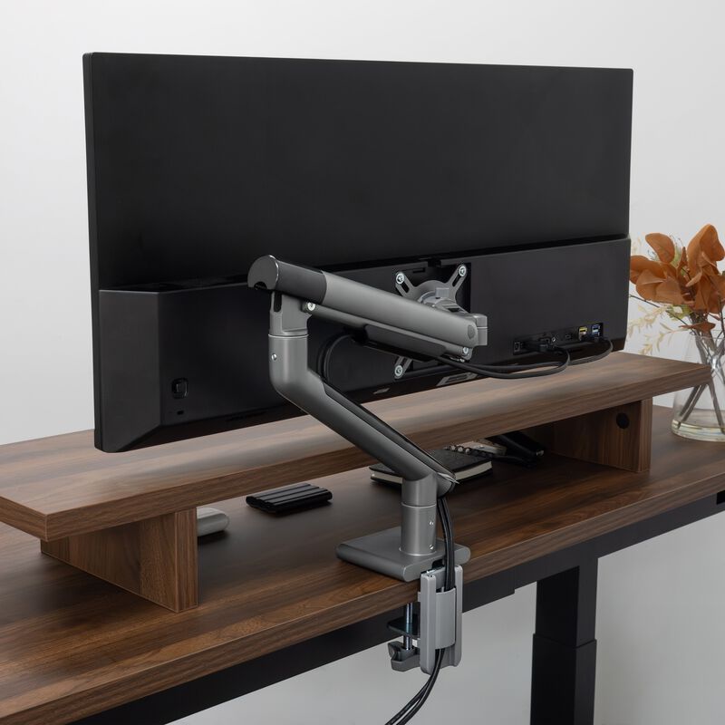 Desky Single Slim Aluminium Monitor Arm image number 2