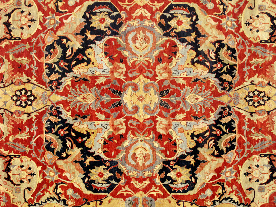 Pasargad Home Bidjar Hand-Knotted Lamb's Wool Area Rug