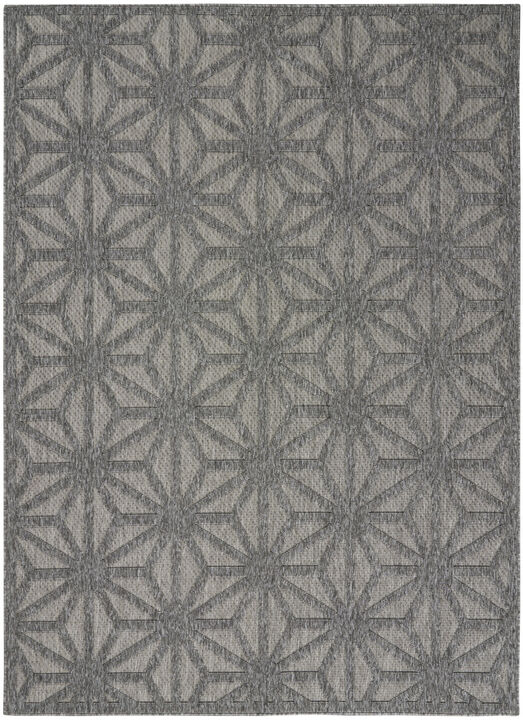 HomeRoots Geometric Indoor Outdoor Area Rug