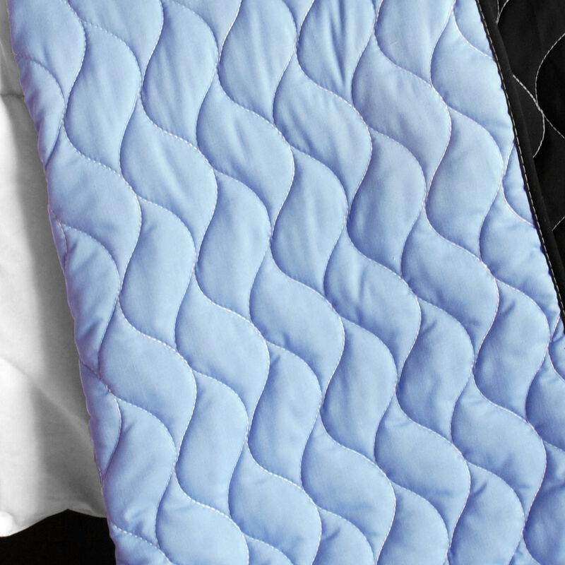 Queen Quilted Patchwork Bedding Set Vermicelli Stitch Soft Lightweight Quilt Set image number 3