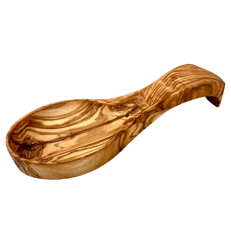 Olive Wood Spoon Rest image number 0