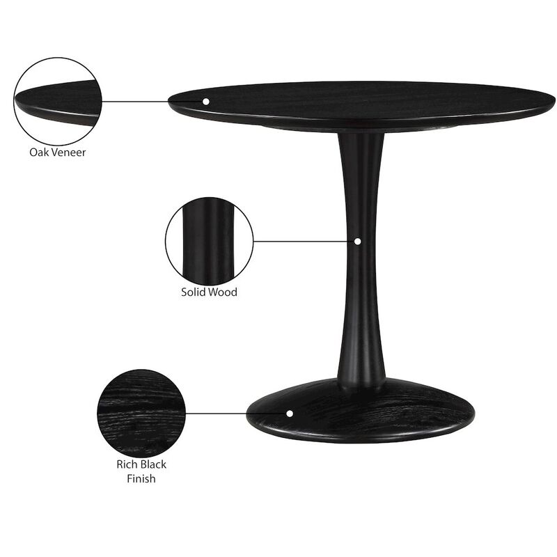 Meridian Furniture Tulip Black Dining Table