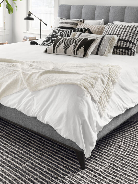 Newton NET01 Charcoal/Ivory 2'3" x 3'9" Rug