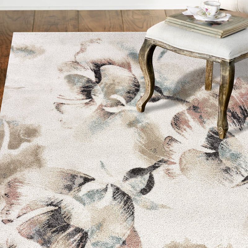 LR Home Meadow Durable Performance Area Rug Indoor image number 1