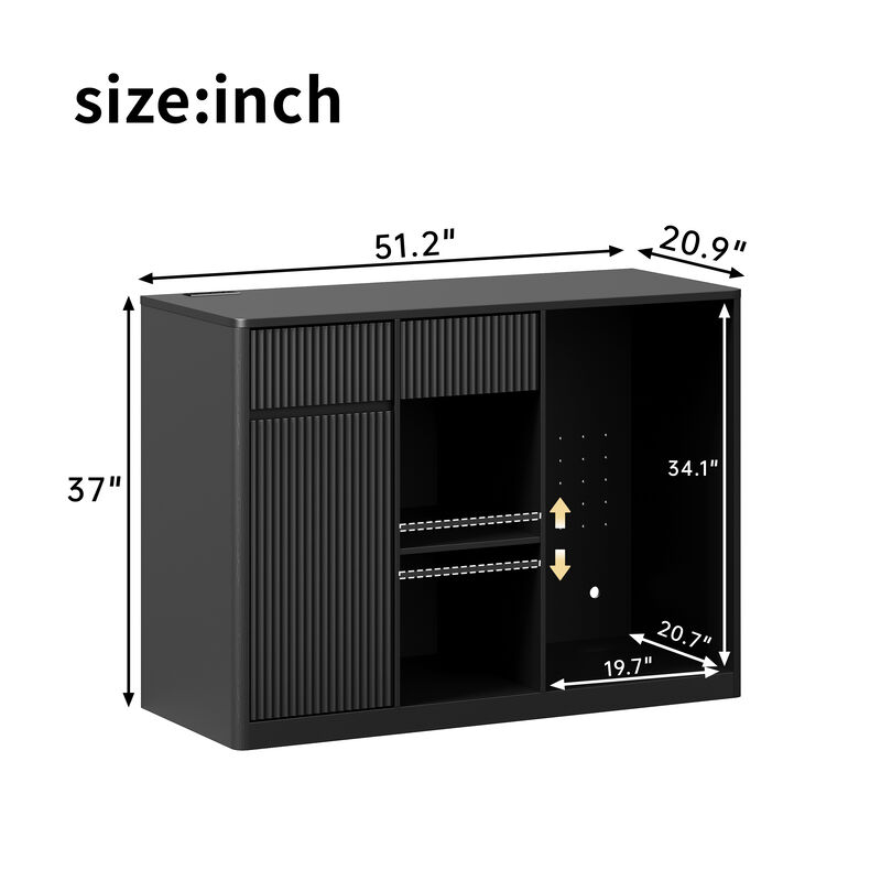 Pragbi Bar Cabinet Sideboard image number 3