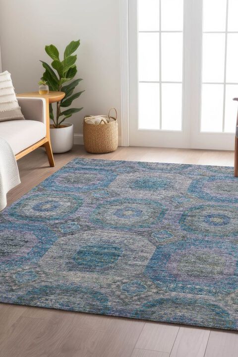Karaj KJ6 Blue 8' x 10' Rug