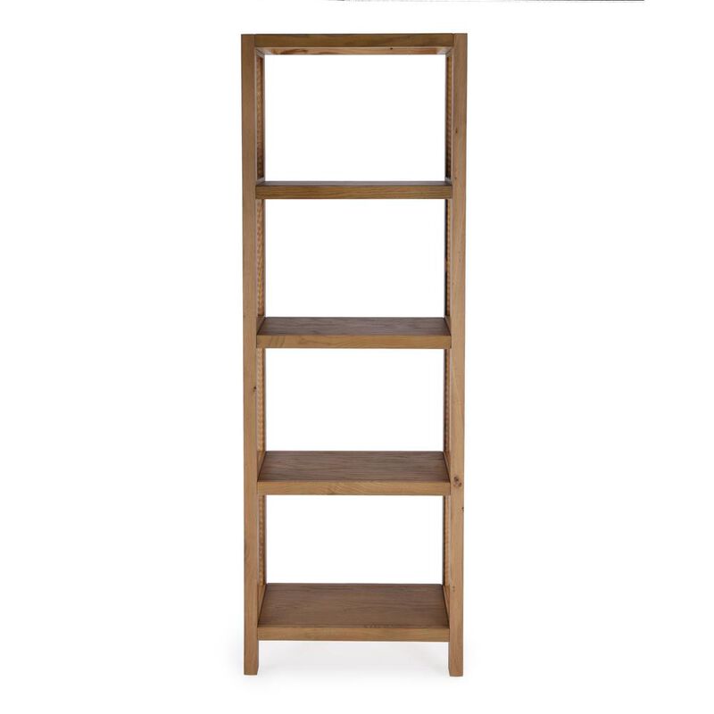 Butler Specialty Mesa Cane and Solid Wood 4- Tier Etagere Bookcase, Natural image number 1