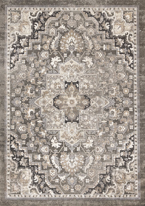 HomeRoots Medallion Area Rug