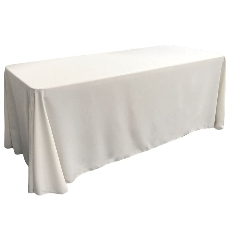 Polyester Poplin Tablecloth Rectangular Design for Dining, Weddings and Parties image number 0