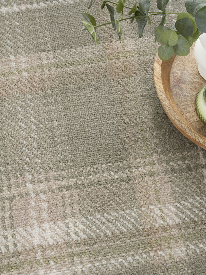 Grafix GRF03 Olive 8'6" x 12' Rug image number 2