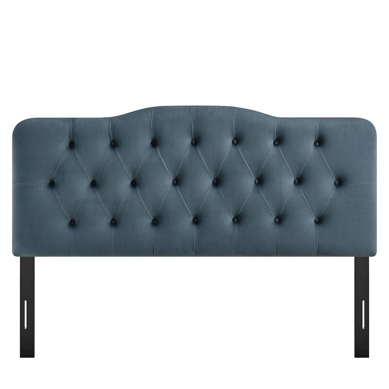 Annabel Stain-Resistant Performance Velvet Full Headboard image number 4