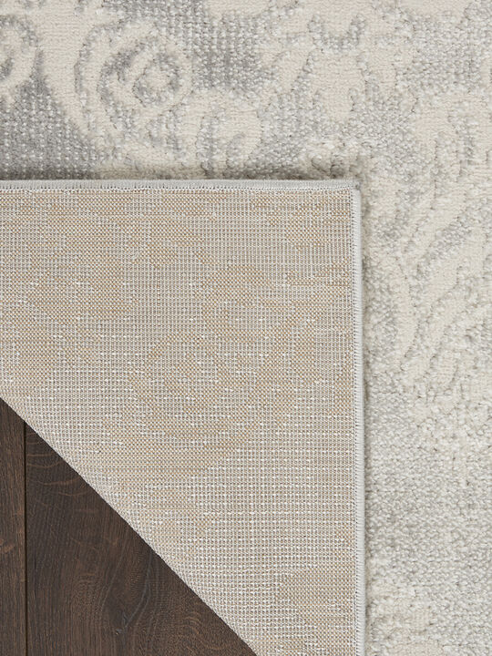 Elation ETN03 Ivory/Gray 4' x 6' Rug