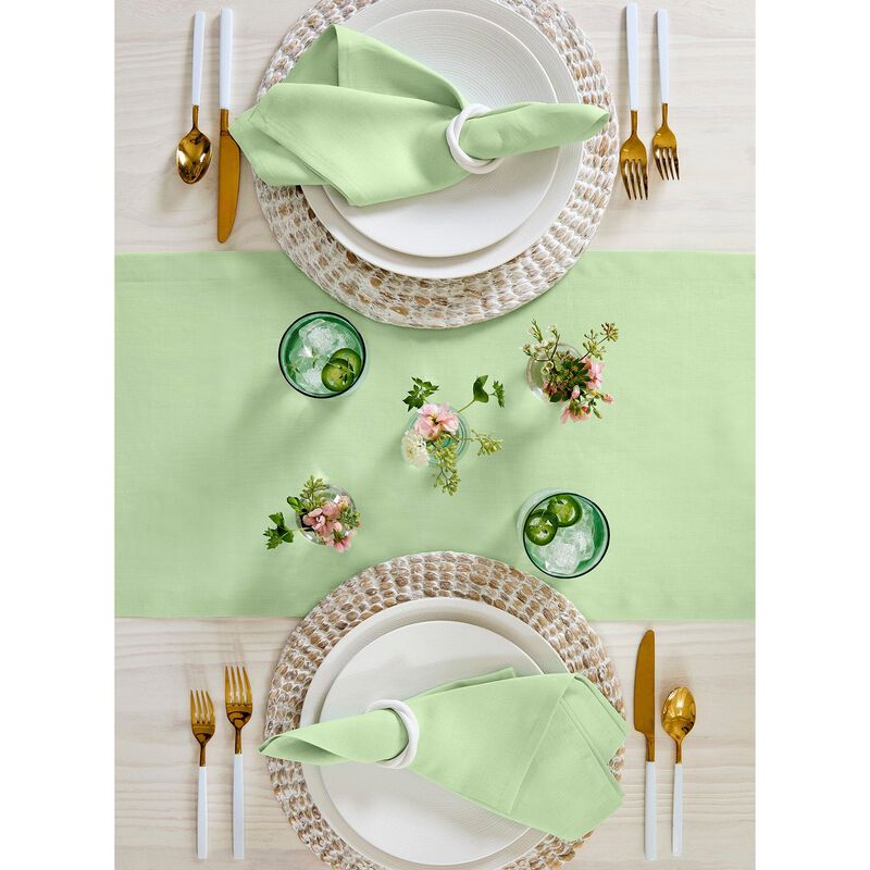 Solino Home 100% Pure Linen Table Runner - Fete