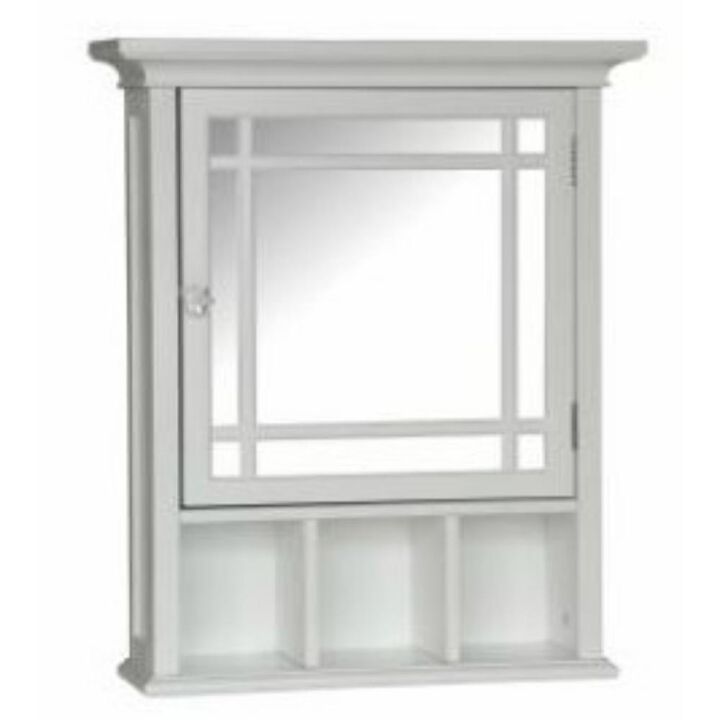 Wall-Mounted Bathroom Medicine Cabinet with Mirror