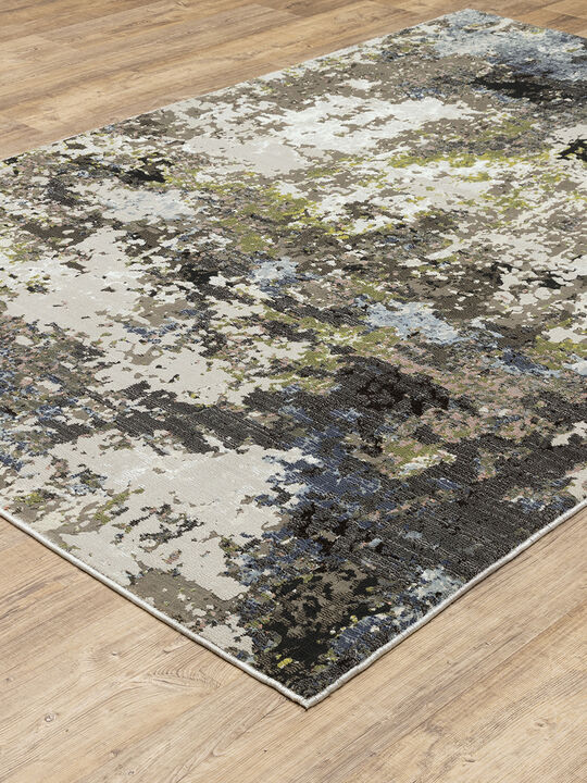 Caravan 2'3" x 7'6" Grey Rug