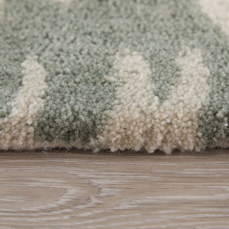 Maridian 8A70F Green 5' x 8' Rug image number 7