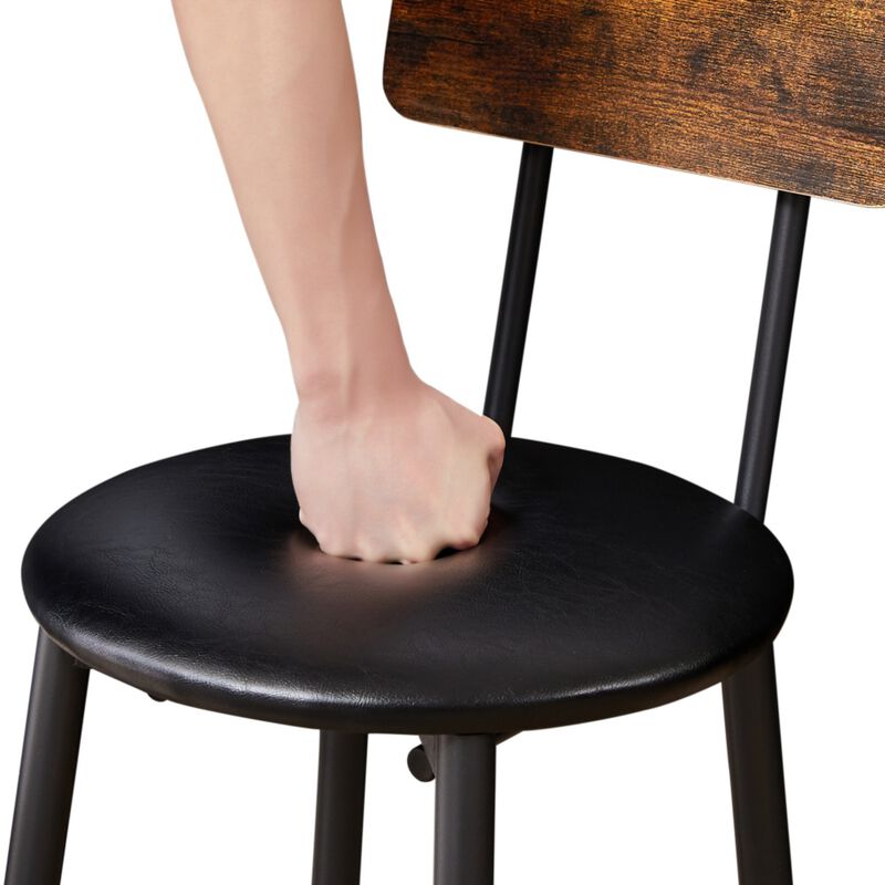 Warwem Industrial Height Bar Table Set image number 5