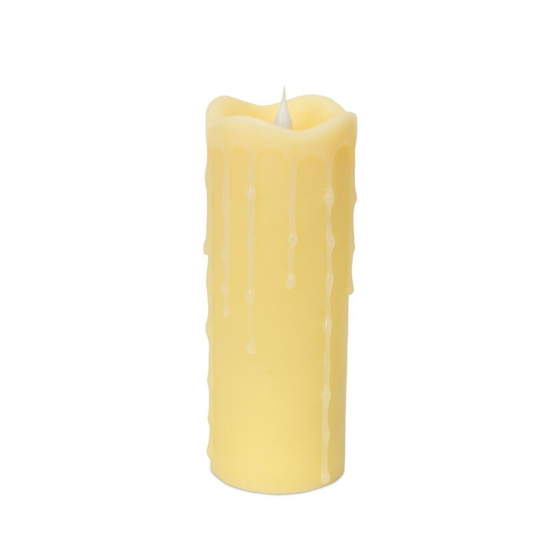 Simplux LED Dripping Candle with 4 and 8 Hour Timer for Adjustable Ambient Lighting