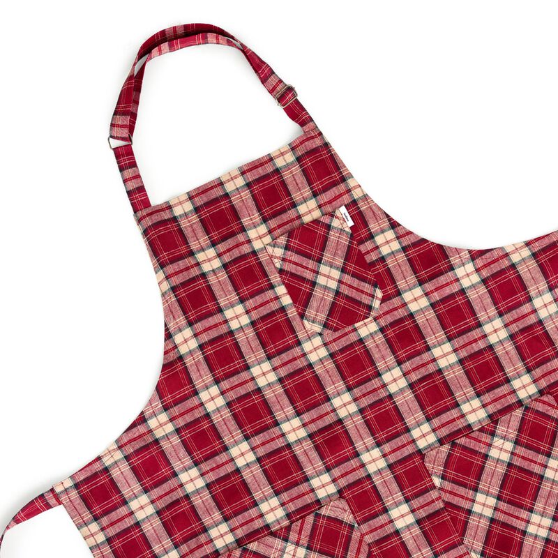 Solino Home 100% Pure Linen Apron - Linen Bib Apron image number 2