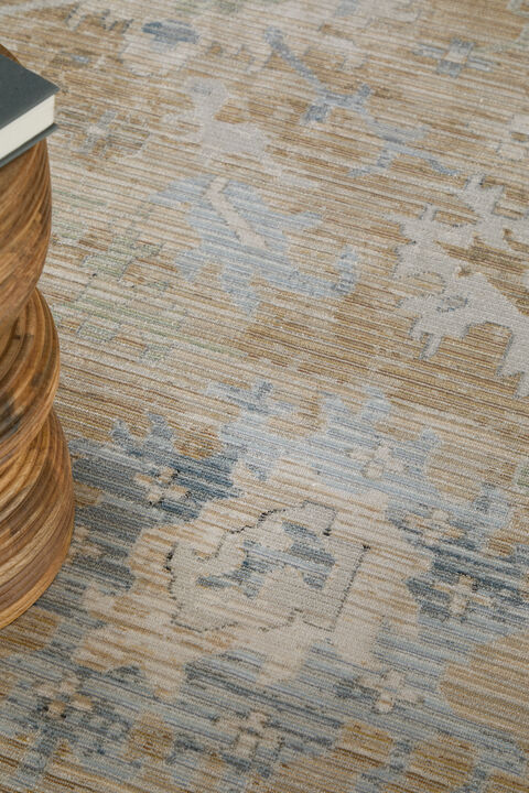 Augustine 39TXF Beige/Blue 5' x 7'6" Rug