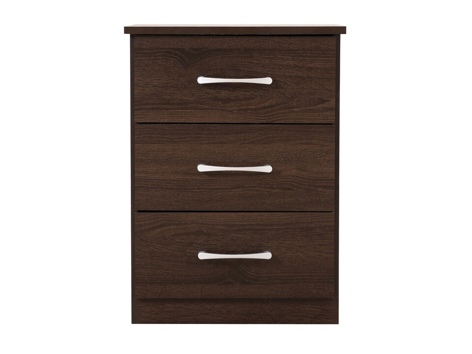 Boston 3-Drawer Nightstand (24 in. H x 16 in. W x 18 in. D)
