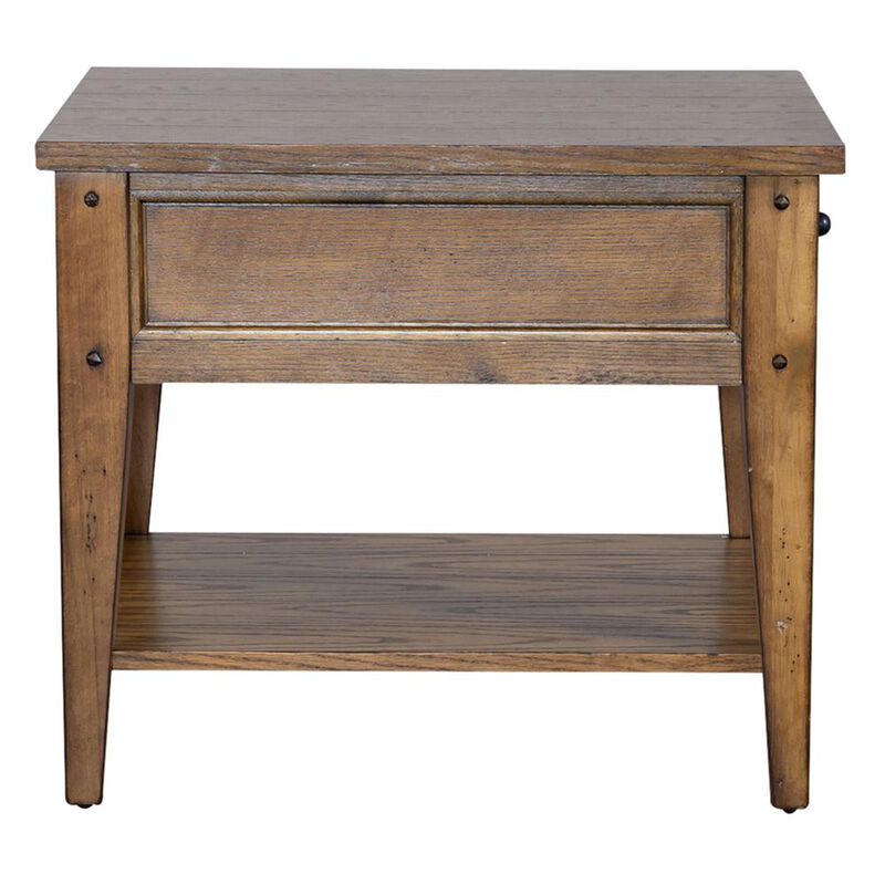 Liberty Furniture Lake House End Table in Oak image number 2