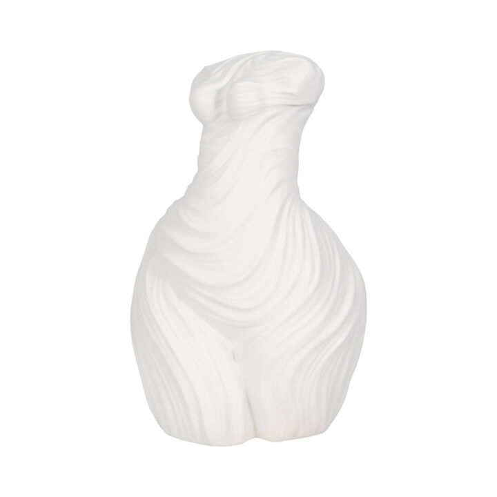 11" Curvy Ribbed Sculpture