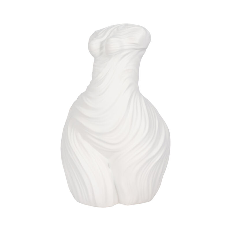 11" Curvy Ribbed Sculpture image number 0