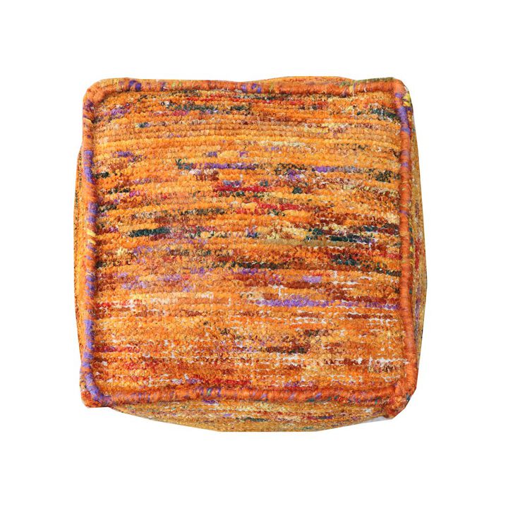 Alex Hamilton Wendy Pouf in Orange