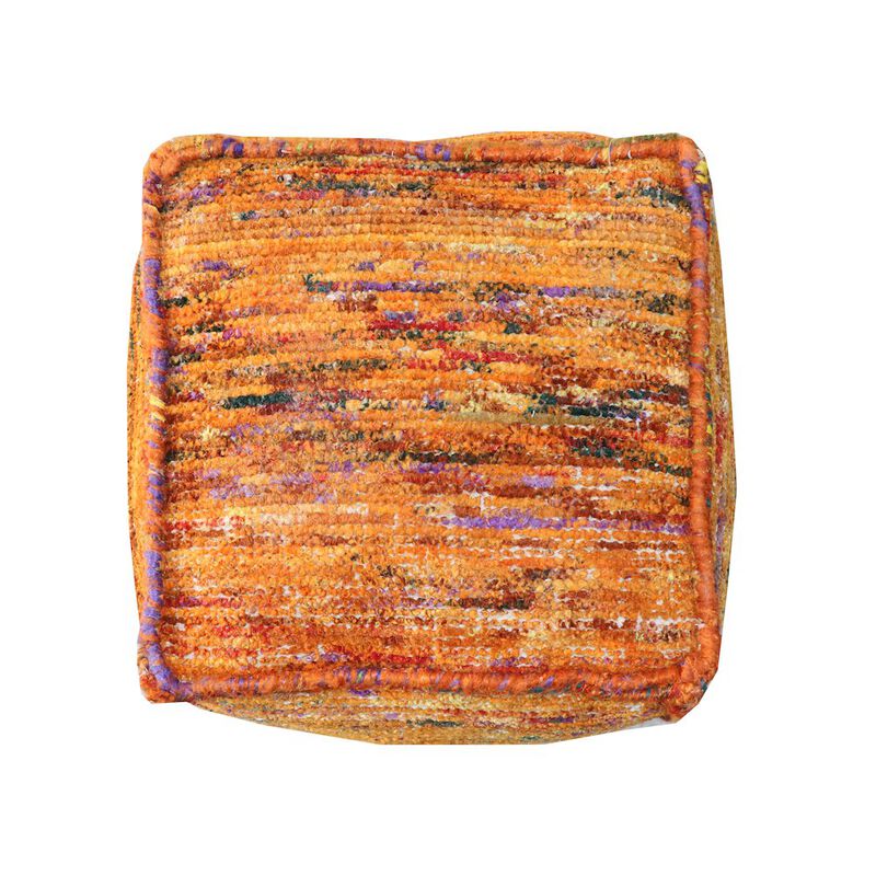 Alex Hamilton Wendy Pouf in Orange