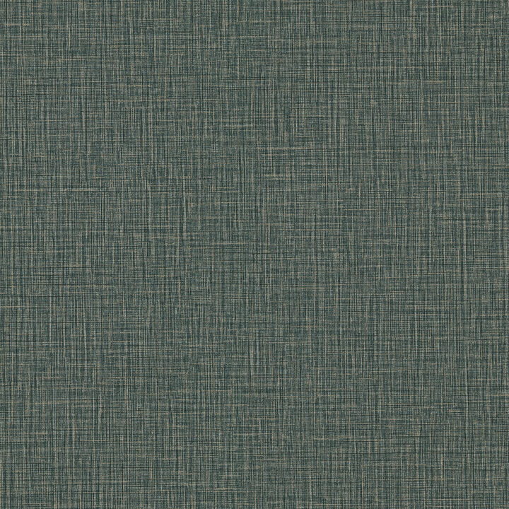 Eagen Sapphire Linen Weave Wallpaper (Set of 2)