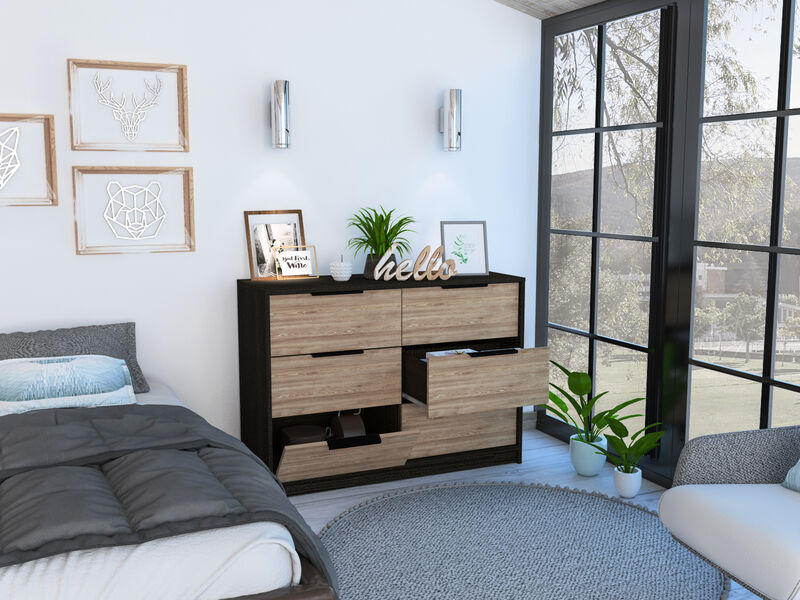 Rotkul 4 Drawers 2 Doors Dresser image number 5