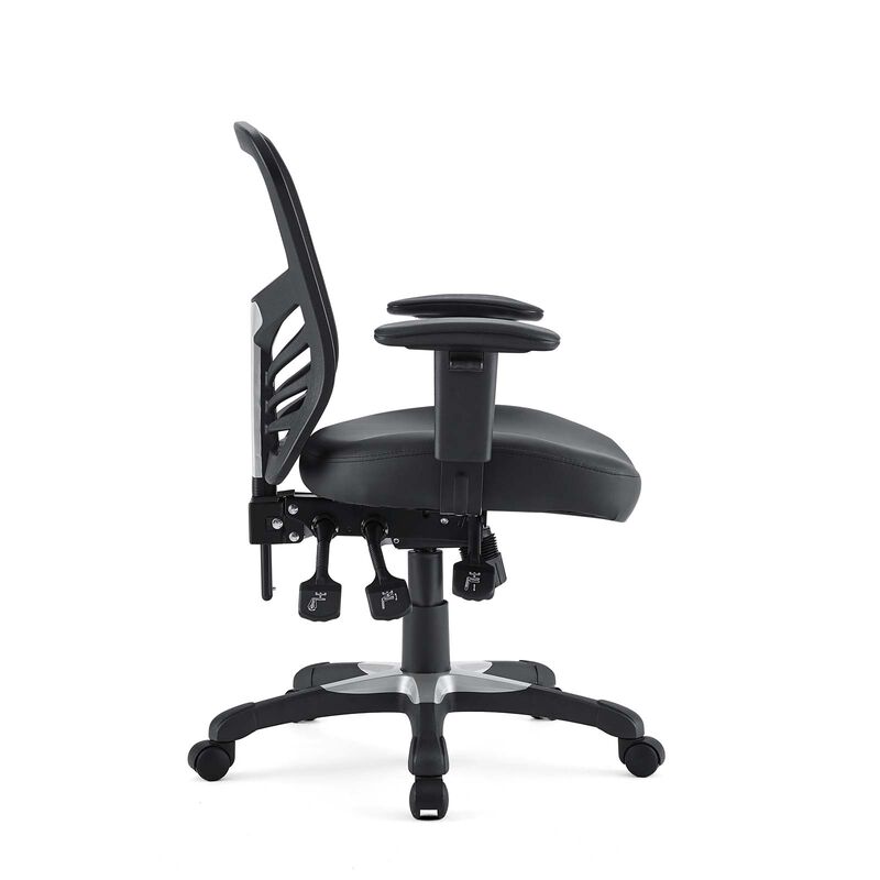 Modway Furniture - Articulate Vinyl Office Chair Black