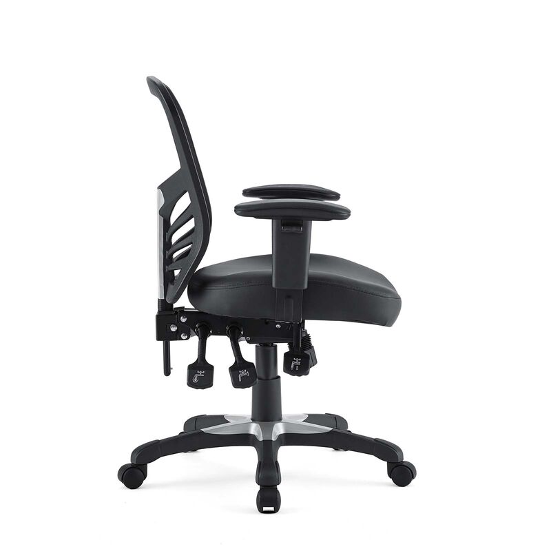 Modway Furniture - Articulate Vinyl Office Chair Black image number 5