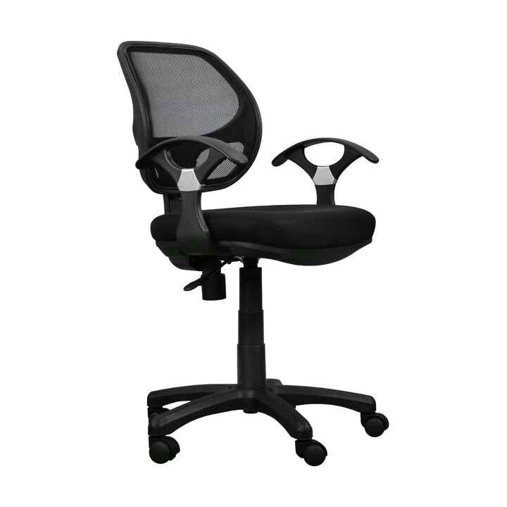 Streamdale Midback Mesh Task Office Chair, Black