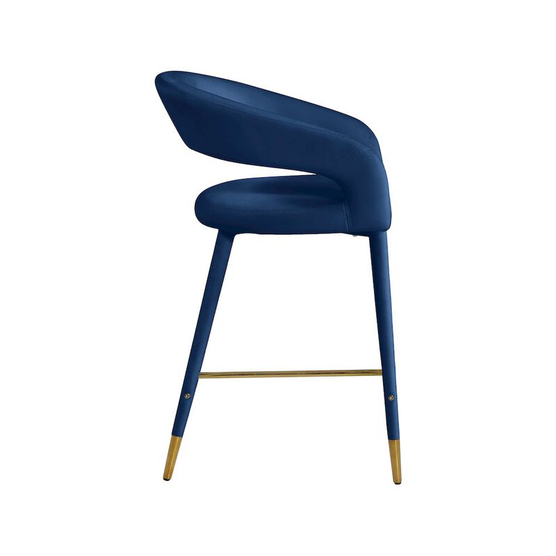 Meridian Furniture Destiny Velvet Stool