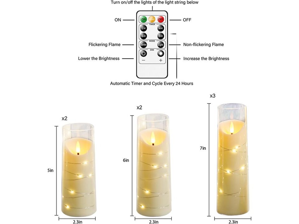 Flameless Candles,  Battery Operated Candles