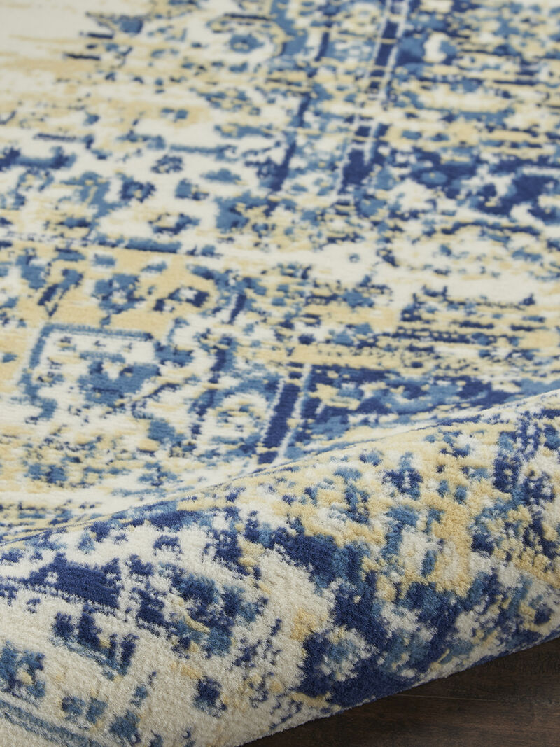 Grafix GRF14 White 8' x Round Rug