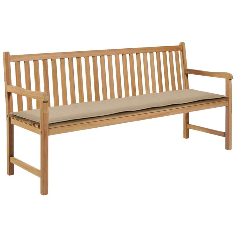 vidaXL Garden Bench Cushion Beige 70.9"x19.7"x1.2"