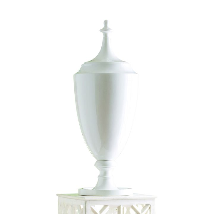 Grande Urn with Lid-White