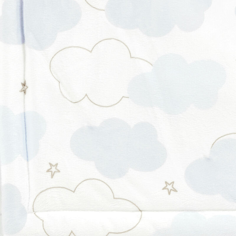 Goodnight Little Moon Reversible Soft & Plush Oversized Blanket Blue/Multi Single 36X50